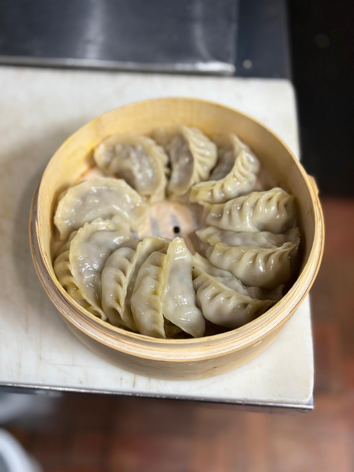 Steamed momos